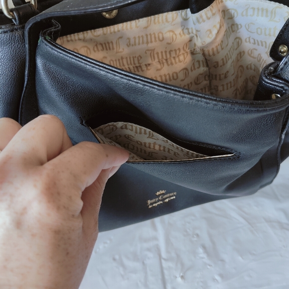 Juicy Couture Vintage Y2K Handbag In Black. Stunningly Beautiful JC Designer Bag - Picture 13 of 16